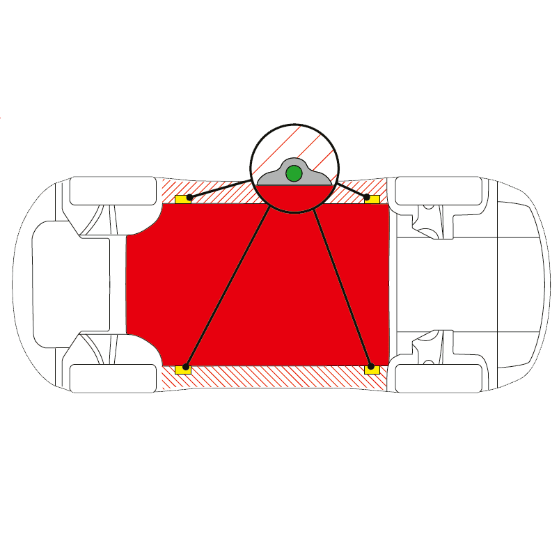 Jekkpute Tesla Model S | 3 | X | Y │ Febi Bilstein Jack Support Plate  - 1 stk Image 3