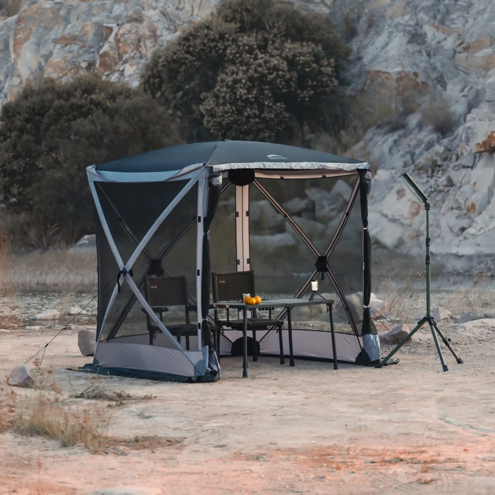 Jurte Wild Land Cube 400 - pop-up skjermtelt 2-4 personer – bilde 2
