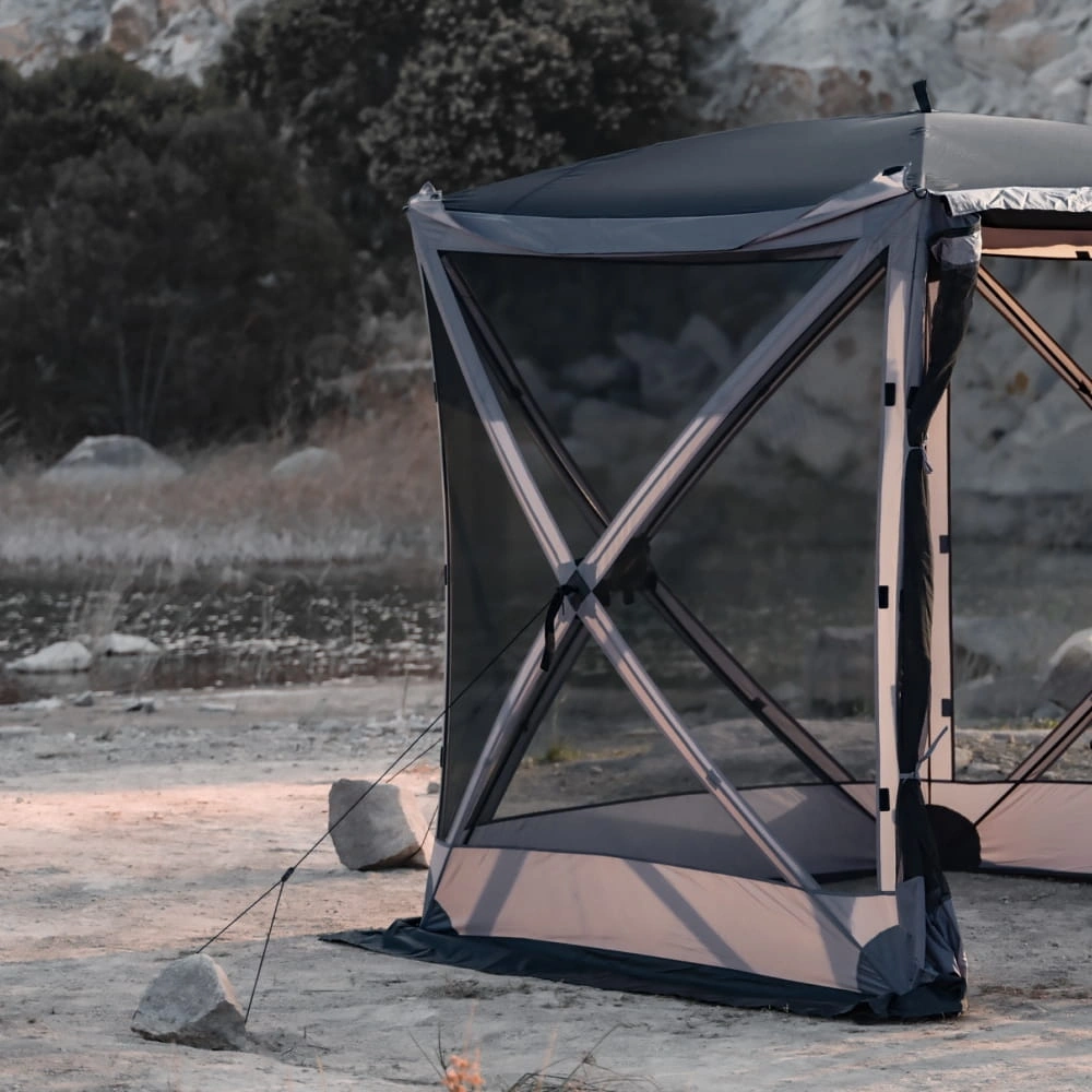 Jurte Wild Land Cube 400 - pop-up skjermtelt 2-4 personer – bilde 5