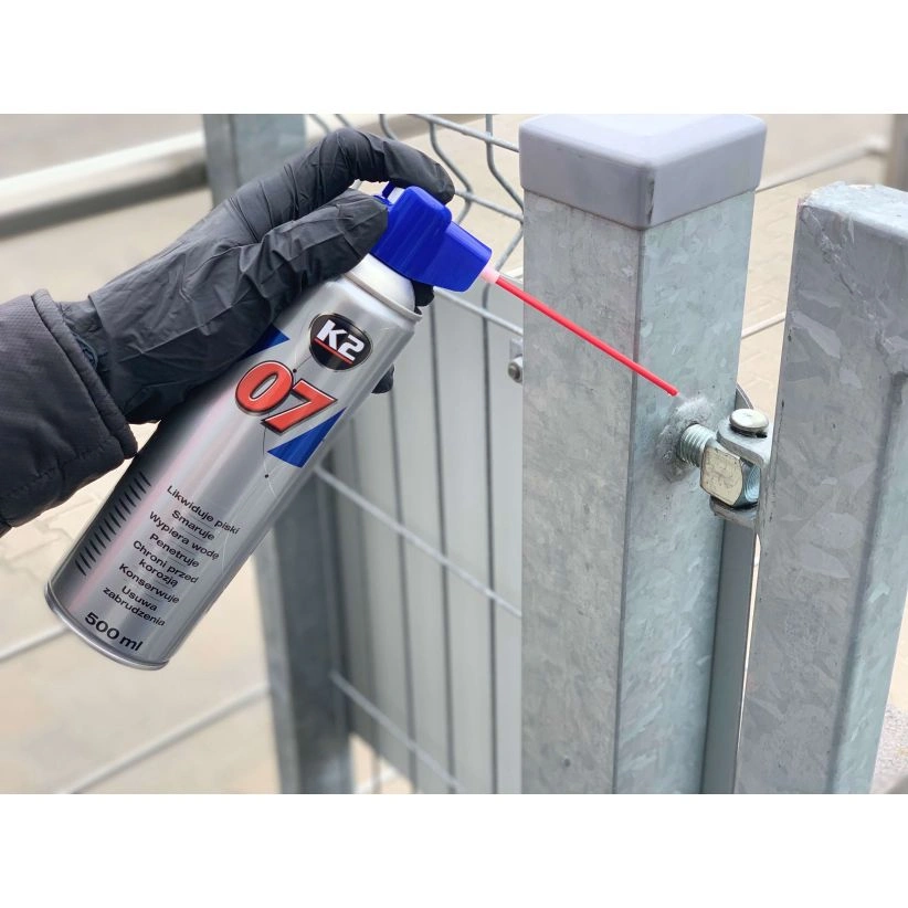 K2 07 – multifunksjonsspray til smøring, rengjøring og rustbeskyttelse 250 ml – bilde 2