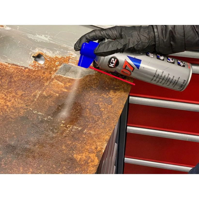 K2 07 – multifunksjonsspray til smøring, rengjøring og rustbeskyttelse 250 ml – bilde 4
