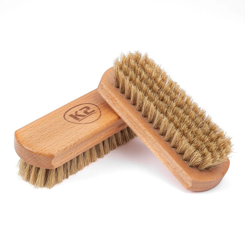 K2 Auron Soft skinnbørste med naturbust 13x4,5 cm – bilde 2