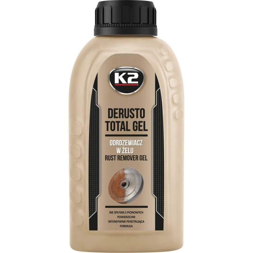 K2 Derusto Total Gel – rustfjerner i gel for vertikale flater 250 ml