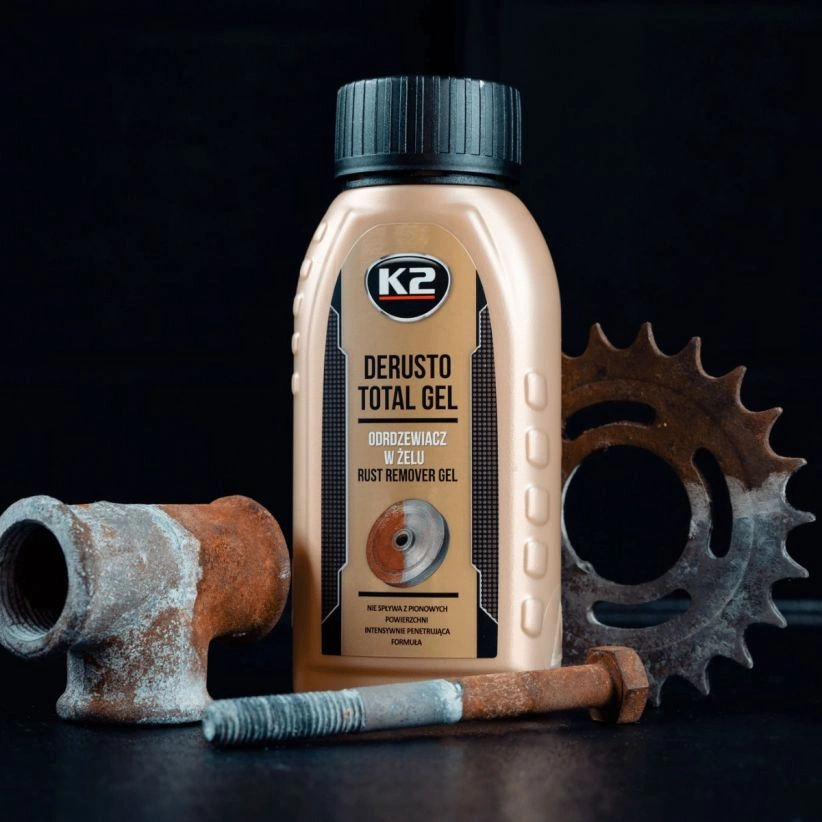 K2 Derusto Total Gel – rustfjerner i gel for vertikale flater 250 ml – bilde 2
