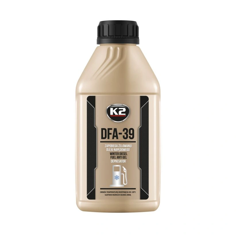 K2 DFA-39 – dieseltilsetning mot parafinutfelling og gelé til -39°C - 500 ml