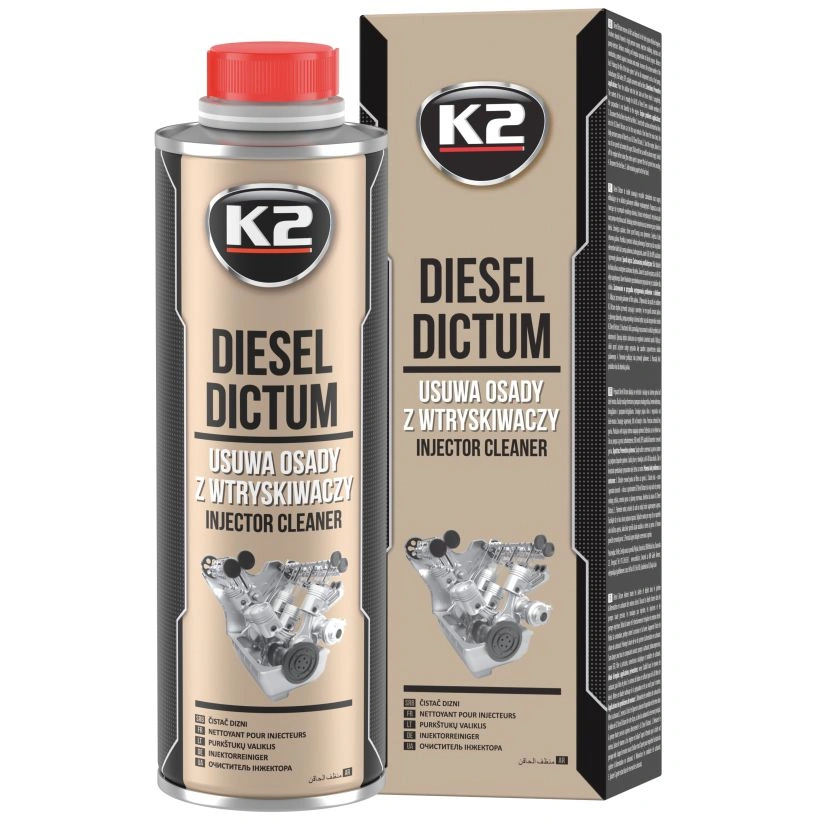 K2 Diesel Dictum – rensemiddel for dieselinnsprøytningsdyser 500 ml