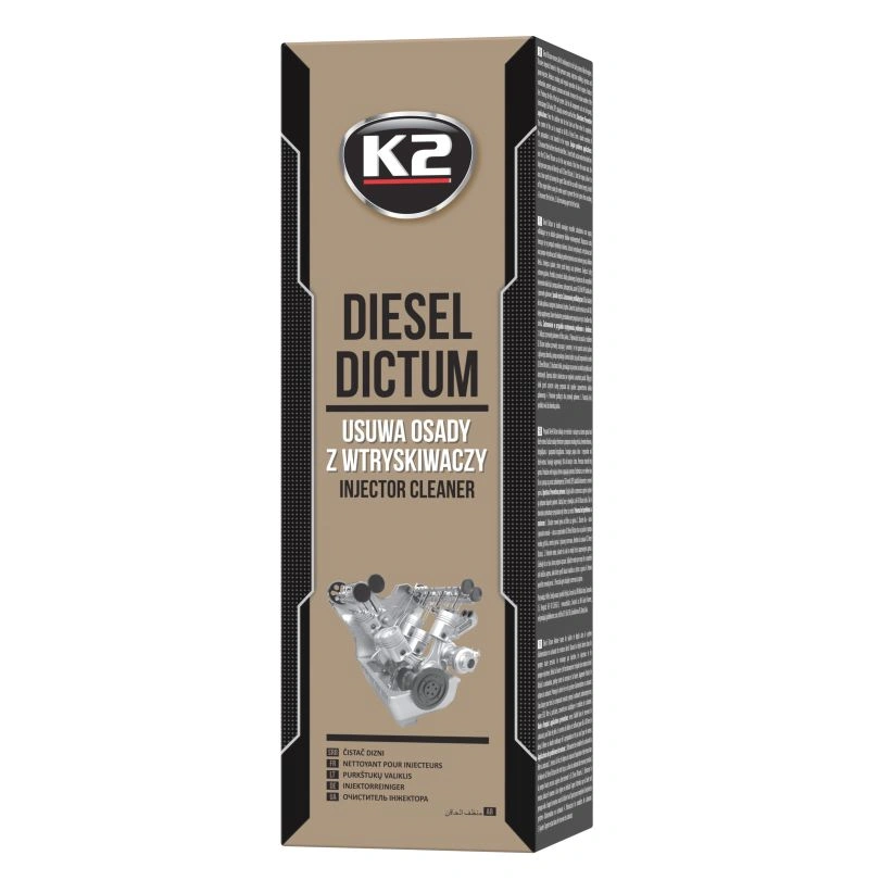 K2 Diesel Dictum – rensemiddel for dieselinnsprøytningsdyser 500 ml – bilde 2