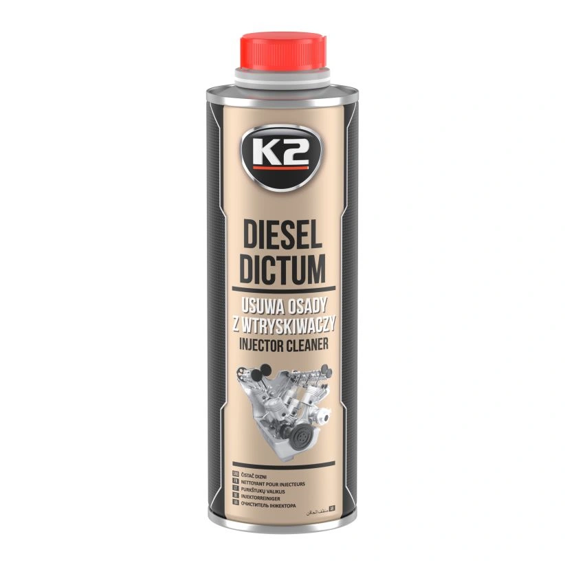K2 Diesel Dictum – rensemiddel for dieselinnsprøytningsdyser 500 ml – bilde 3