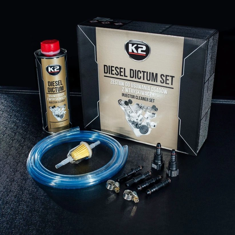 K2 Diesel Dictum – rensemiddel for dieselinnsprøytningsdyser sett 500 ml – bilde 3