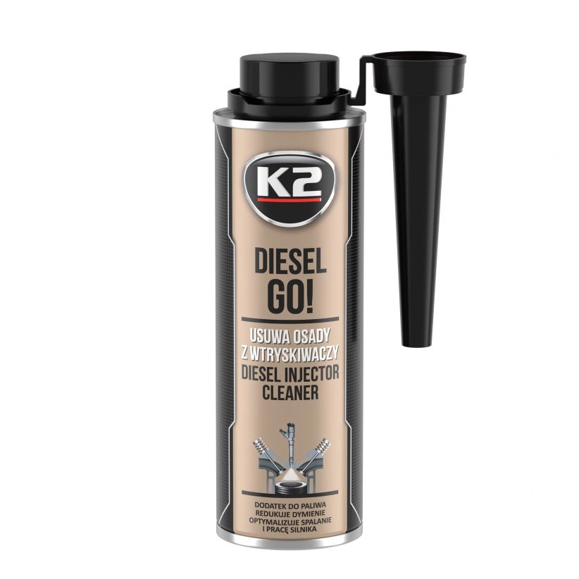 K2 Diesel GO! – Tilsetning for diesel, rens av innsprøytningssystem - 250 ml