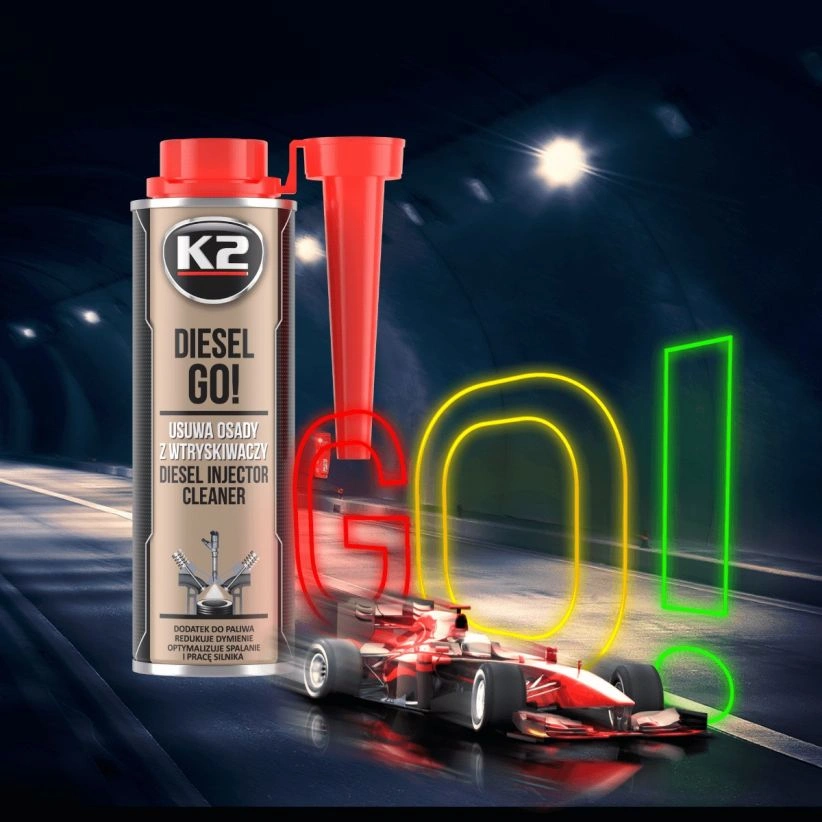 K2 Diesel GO! – Tilsetning for diesel, rens av innsprøytningssystem - 250 ml – bilde 2