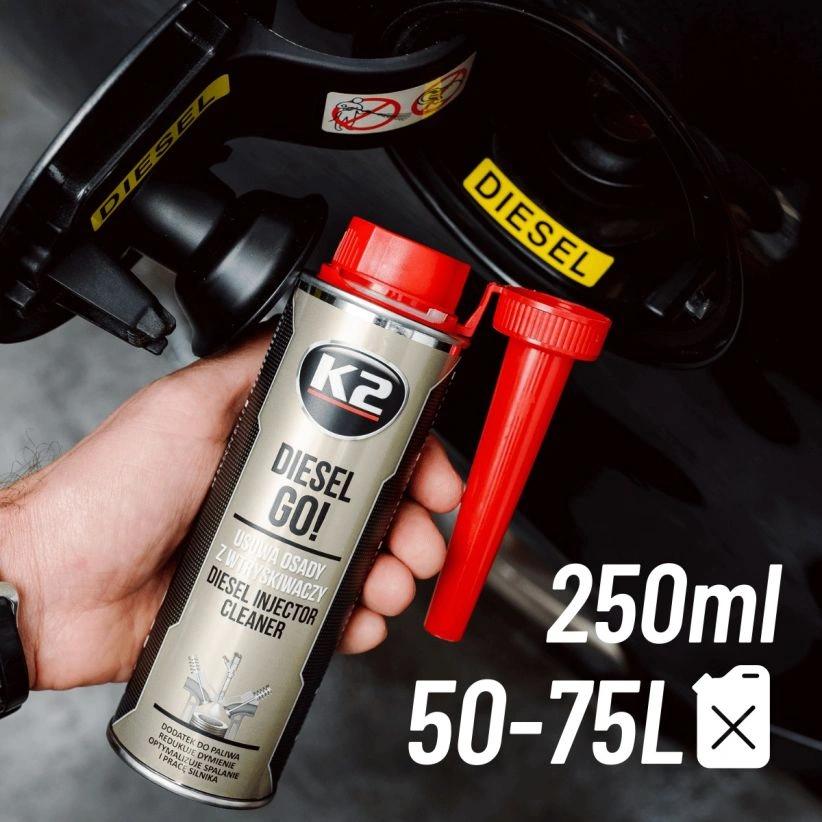 K2 Diesel GO! – Tilsetning for diesel, rens av innsprøytningssystem - 250 ml – bilde 3