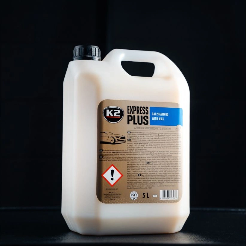 K2 Express Plus – bilshampo med Carnauba-voks 5L – bilde 5