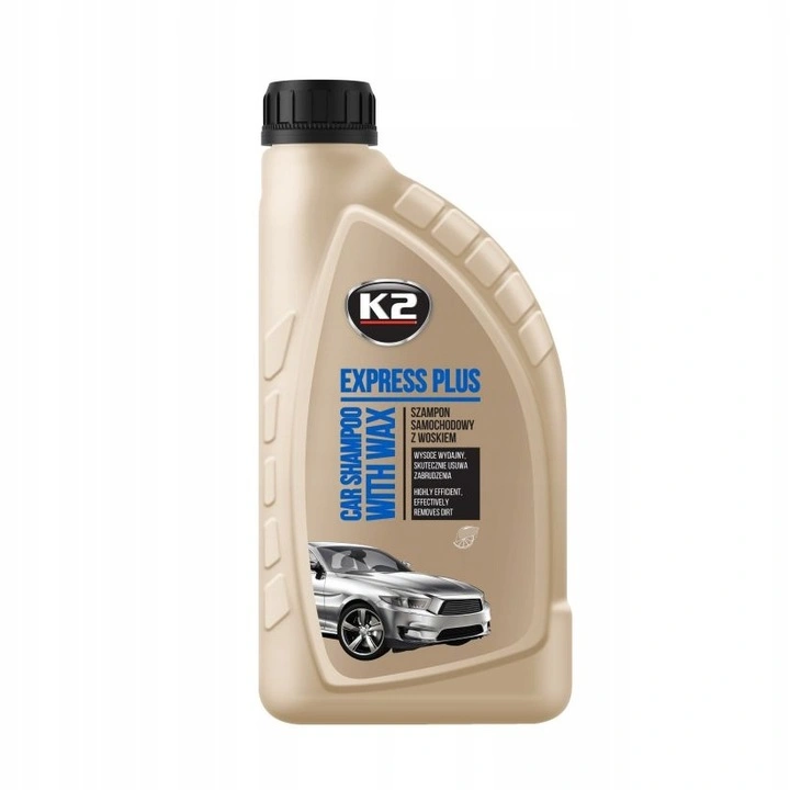 K2 Express Plus – bilshampo med voks - 1000 ml