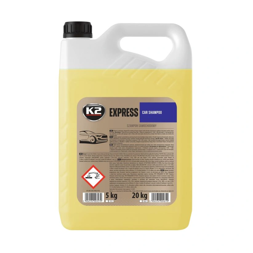 K2 Express – superkonsentrert bilshampo 5L