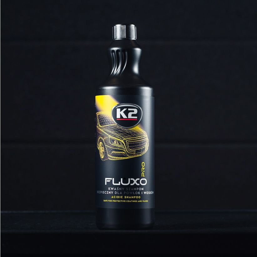 K2 Fluxo PRO Sur shampoo, trygg for keramiske belegg og voks - 1L – bilde 2