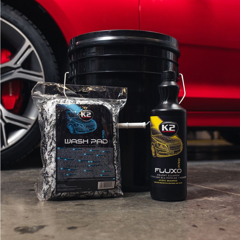 K2 Fluxo PRO Sur shampoo, trygg for keramiske belegg og voks - 1L – bilde 4