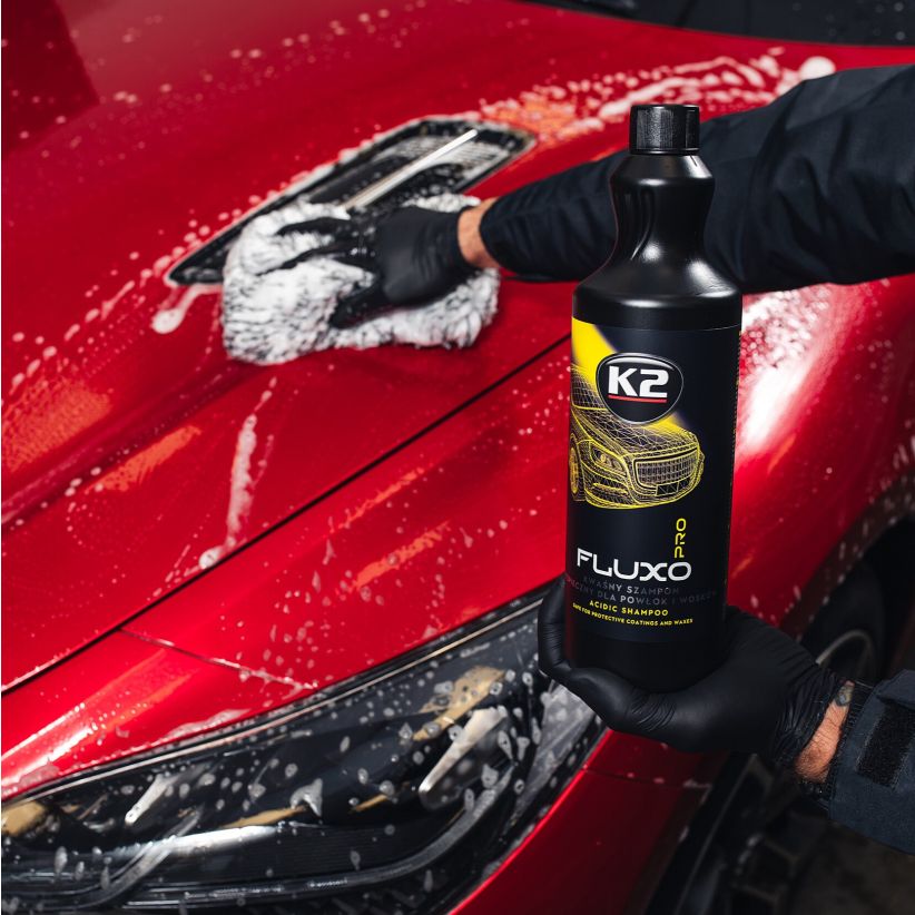 K2 Fluxo PRO Sur shampoo, trygg for keramiske belegg og voks - 1L – bilde 7