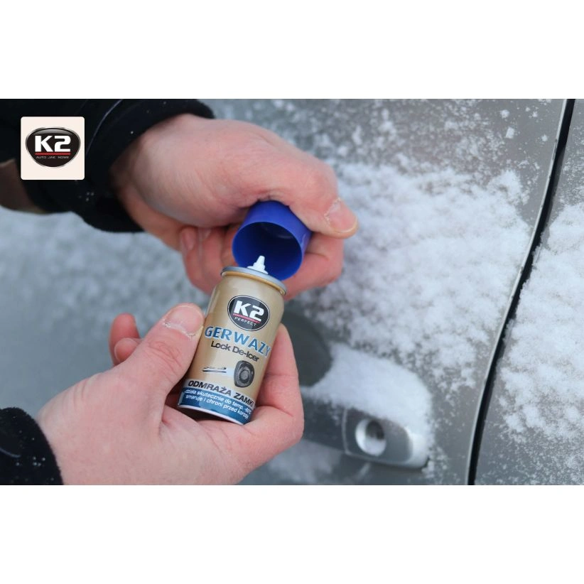 K2 Gerwazy – effektiv låsspray mot frost 50ml – bilde 2