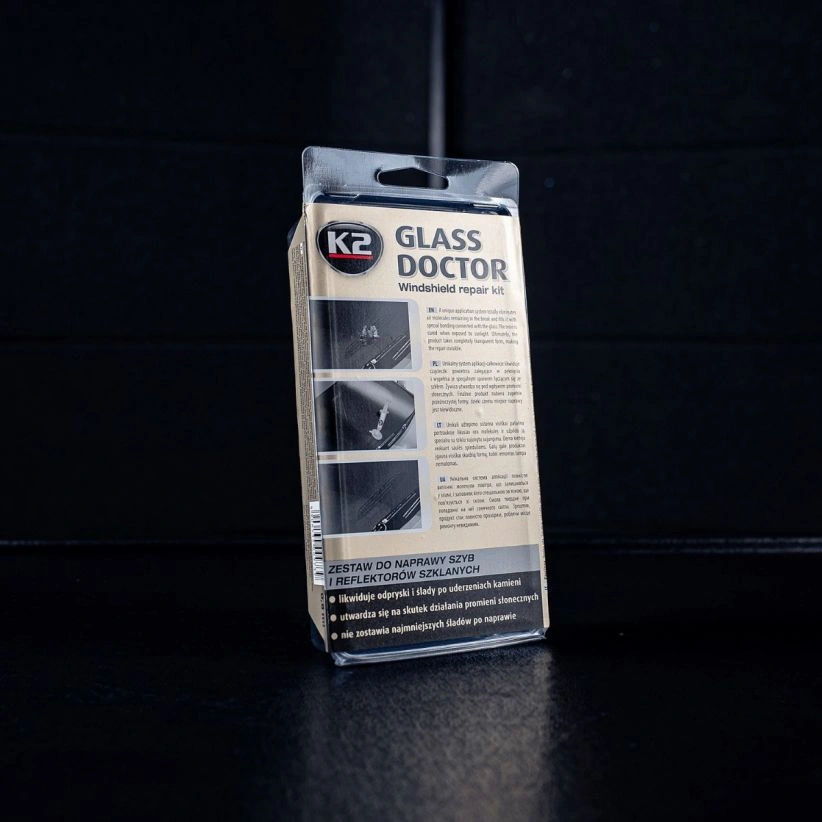K2 Glass Doctor – reparasjonssett for frontrute – bilde 2