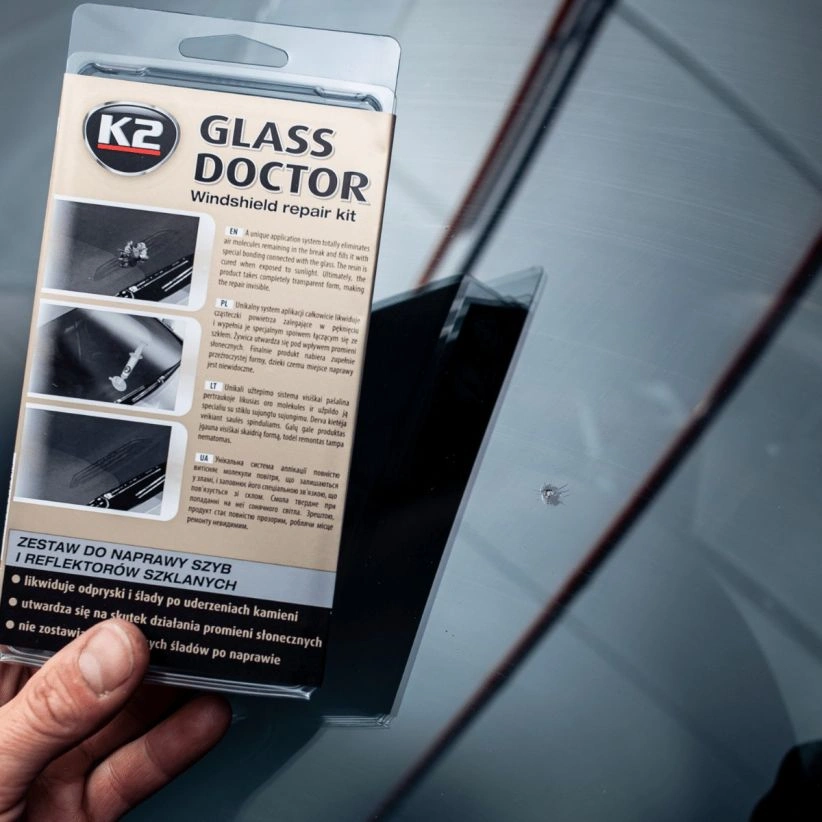 K2 Glass Doctor – reparasjonssett for frontrute – bilde 4
