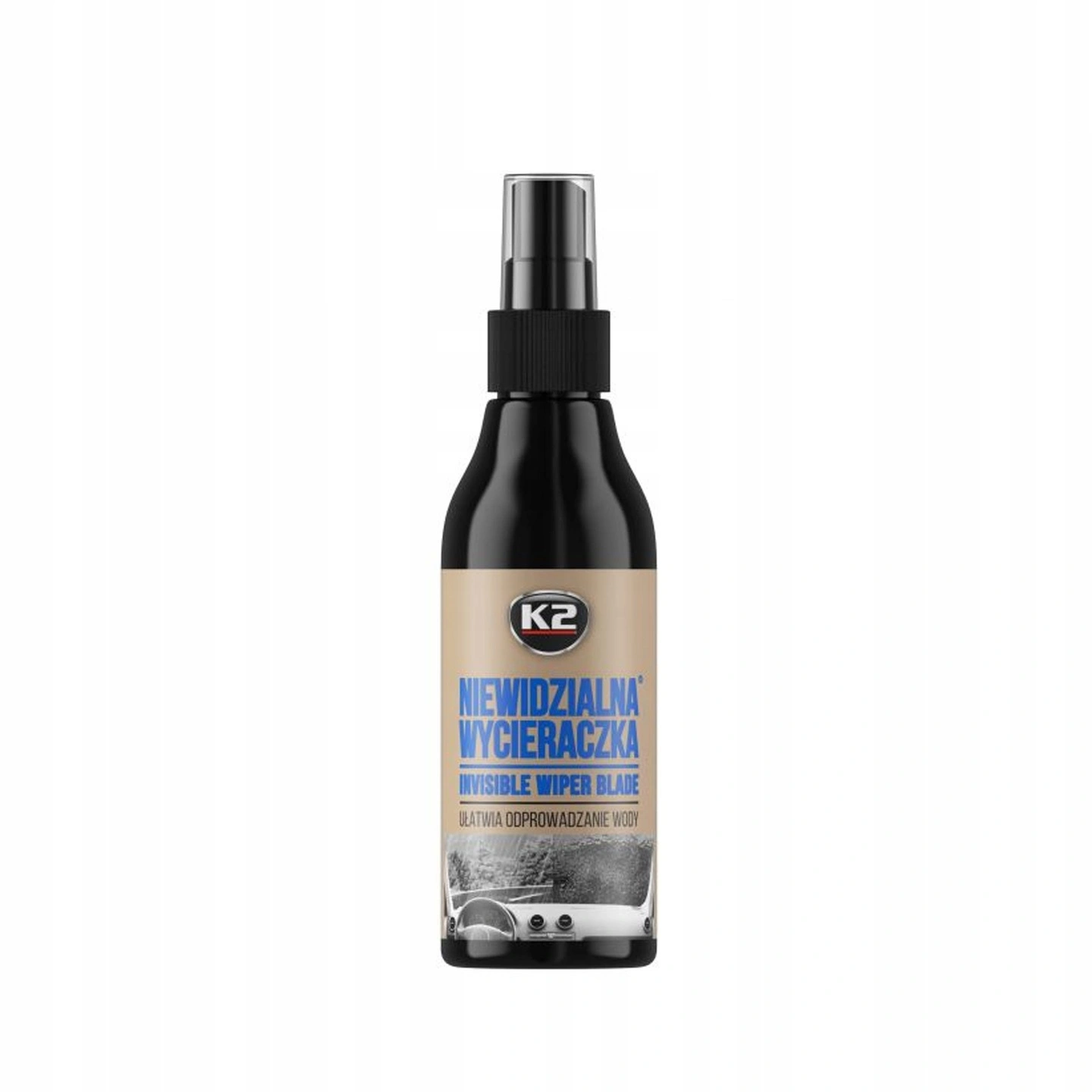 K2 Invisible Wiper – hydrofobisk glassforsegling 150 ml