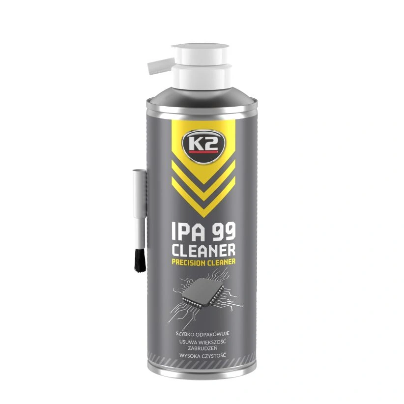 K2 IPA 99 Cleaner – isopropanolrensemiddel spray til rengjøring av optikk og elektronikk - 400 ml