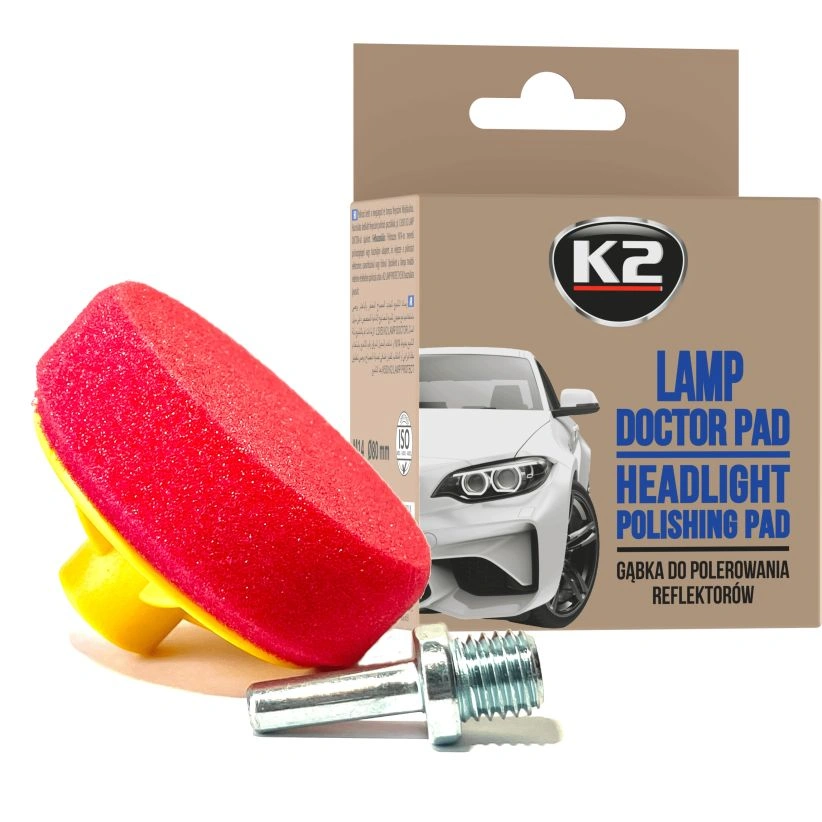 K2 Lamp Doctor Pad 80 mm – poleringspute for frontlykter