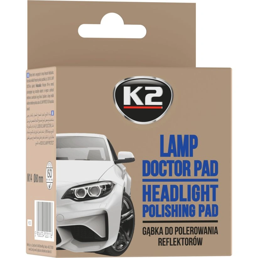 K2 Lamp Doctor Pad 80 mm – poleringspute for frontlykter – bilde 2