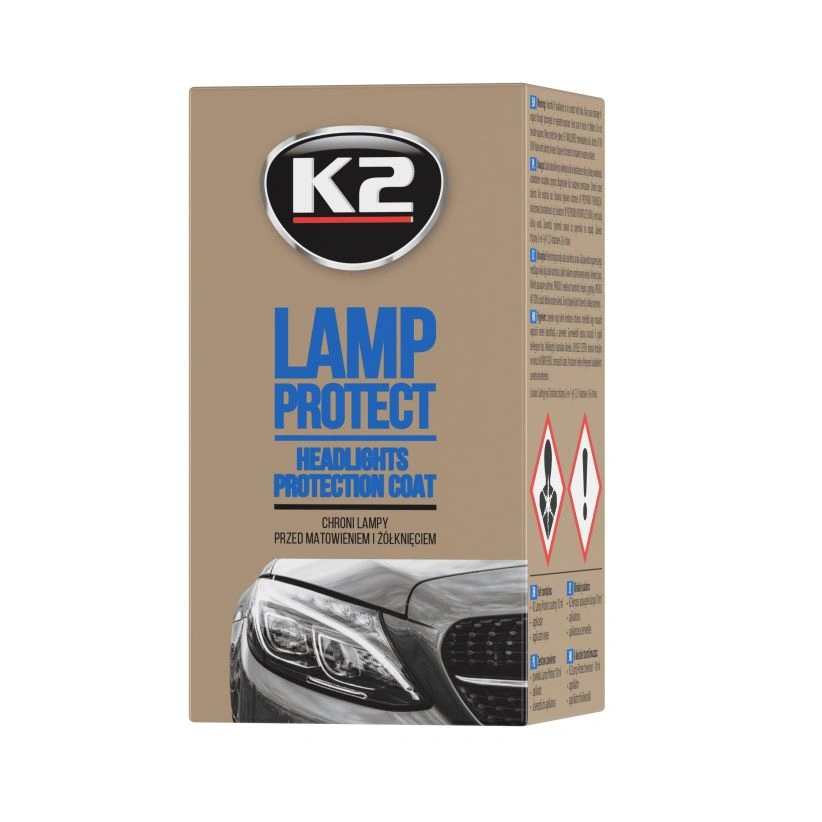 K2 Lamp Protect – langtidsbeskyttelse for frontlykter (glass/plast) - 10 ml Image 2