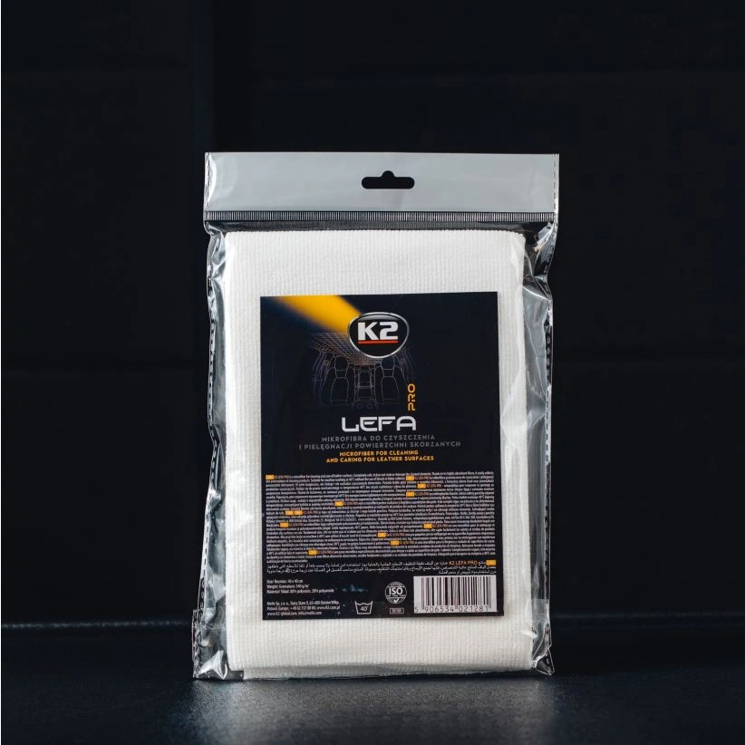 K2 Lefa mikrofiber for skinn 40x40 cm – bilde 10