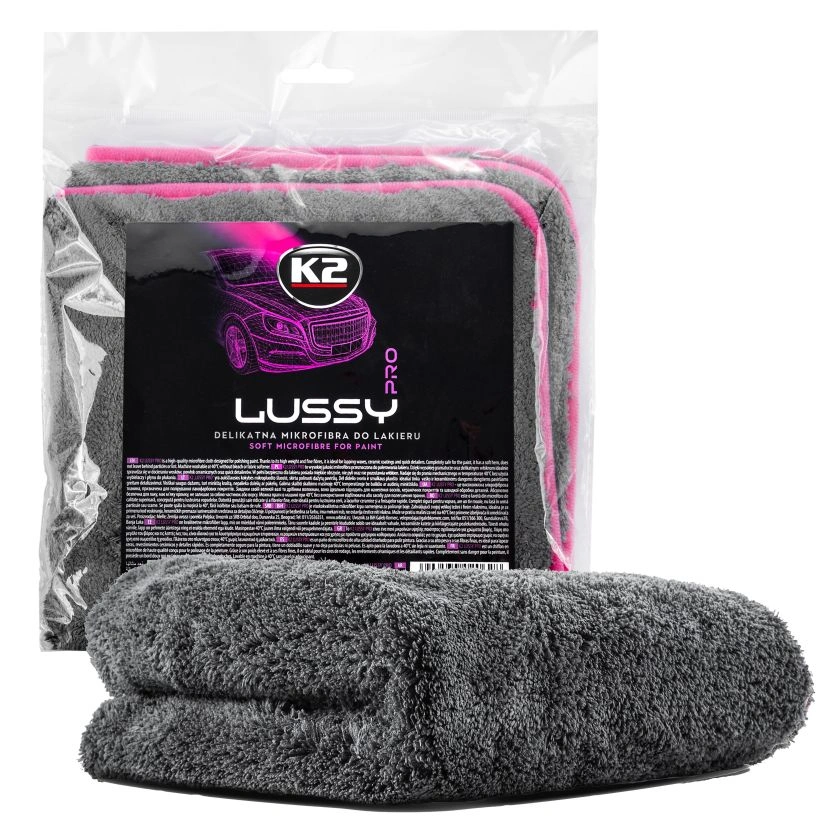 K2 Lussy Pro mikrofiberhåndkle 40×40 cm – 1200 gsm