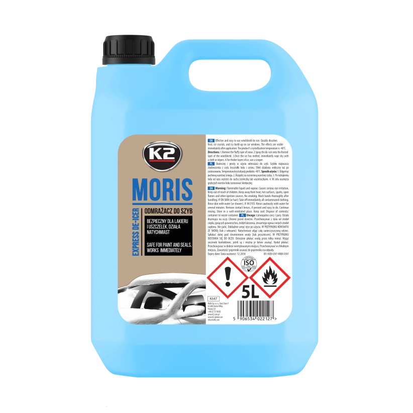 K2 Moris – effektiv issmelter for bilruter 5L