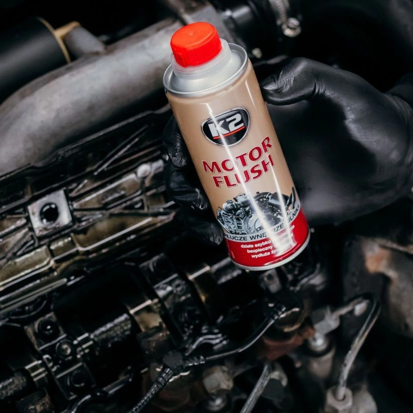K2 Motor Flush – profesjonell motorrens før oljeskift - 250 ml – bilde 2
