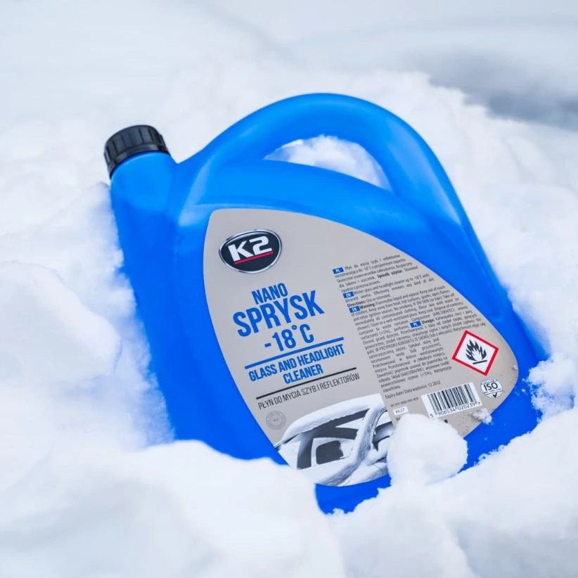 K2 Nano Sprysk -18°C vinterspylervæske til vinduer og frontlykter - 4L – bilde 2