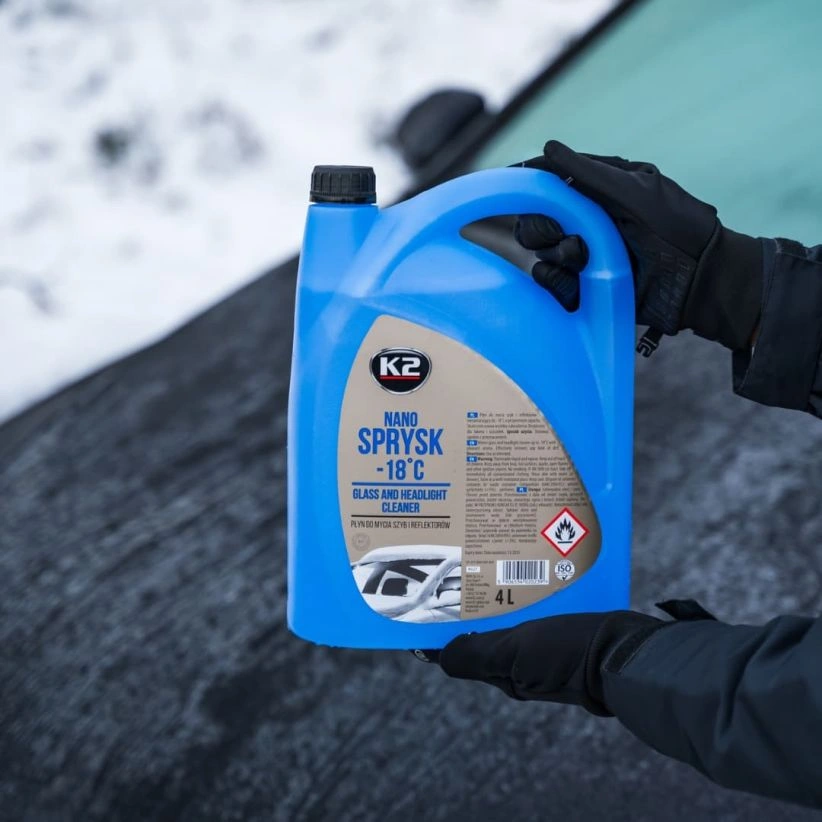K2 Nano Sprysk -18°C vinterspylervæske til vinduer og frontlykter - 4L – bilde 3