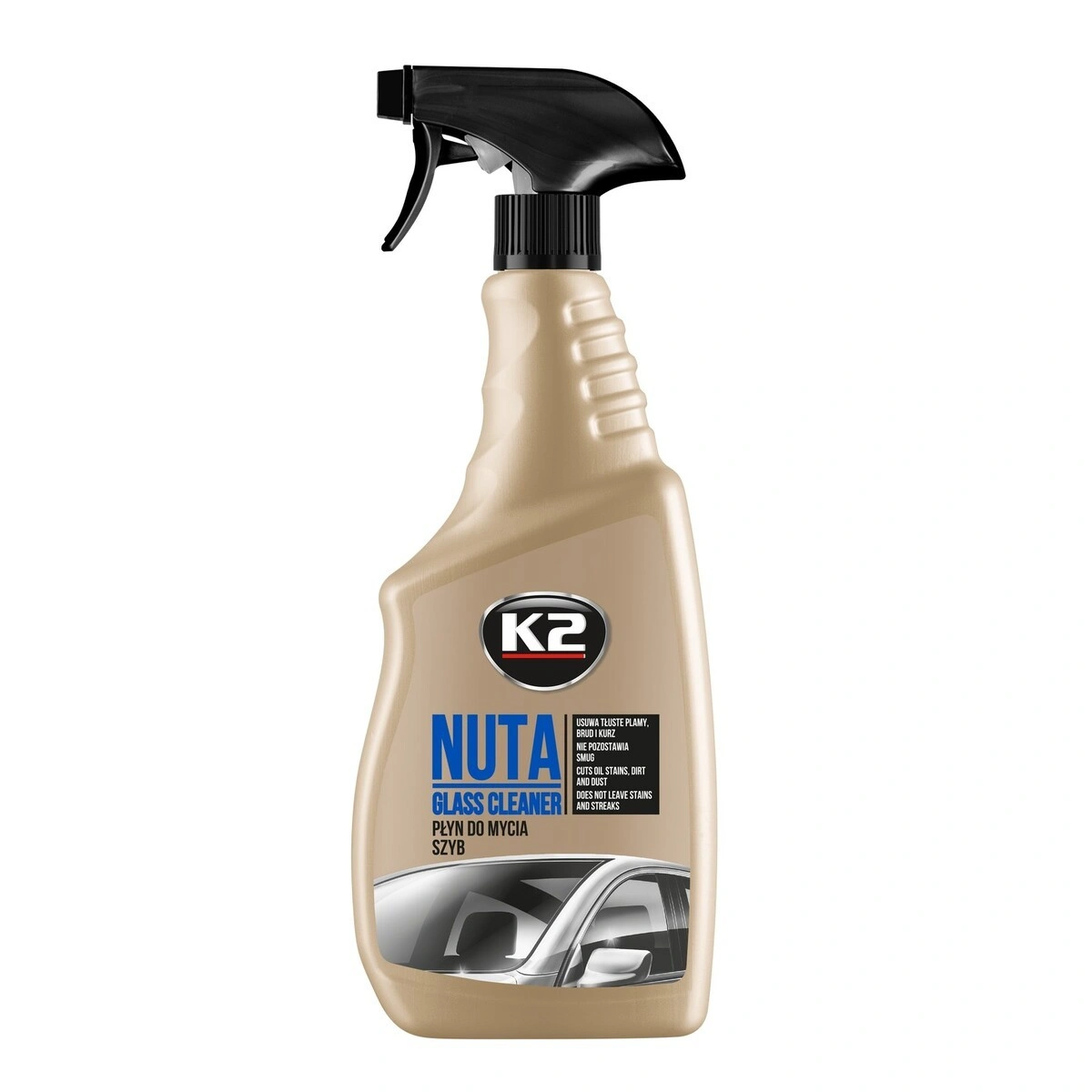 K2 NUTA – vindus- og speilrens uten striper - 750 ml