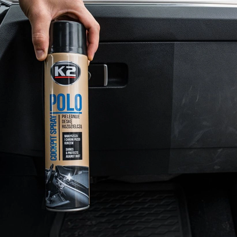 K2 Polo Cockpit Cherry – spray for pleie av dashbord 300 ml – bilde 5