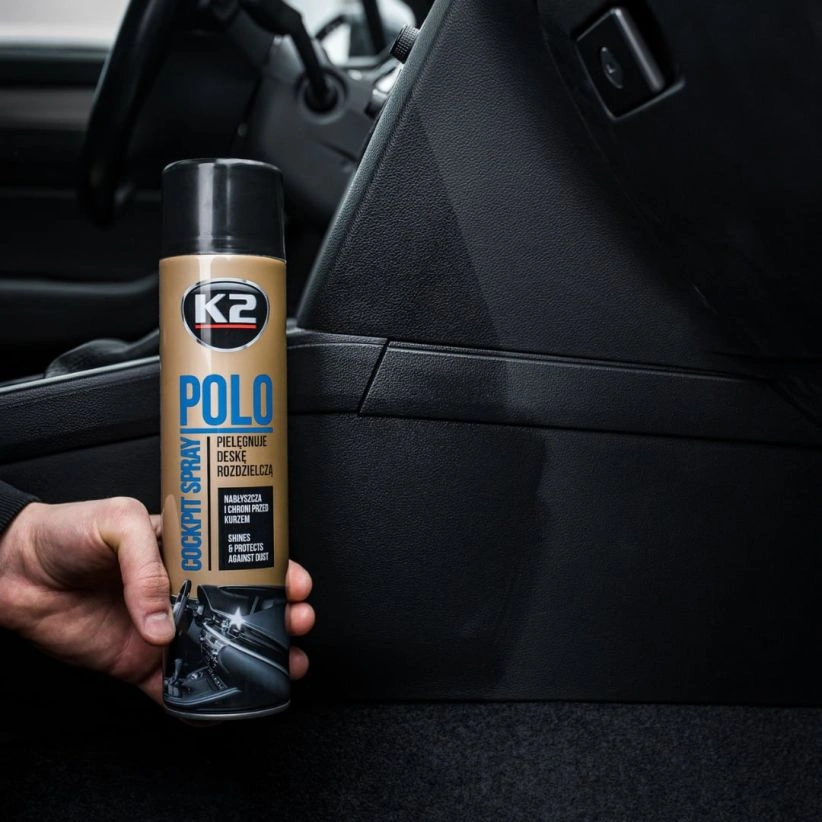 K2 Polo Cockpit Cherry – spray for pleie av dashbord 300 ml – bilde 7