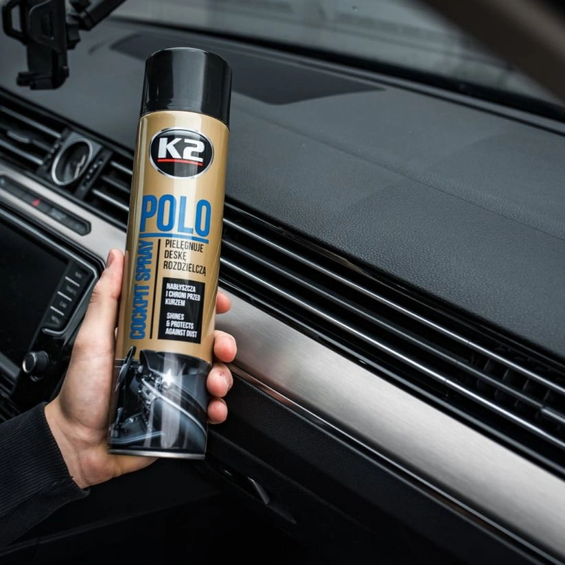 K2 Polo Cockpit Cherry – spray for pleie av dashbord 300 ml – bilde 8