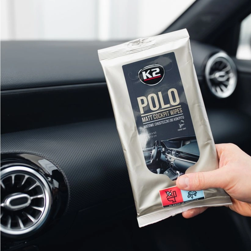 K2 Polo Matt Wipes – kluter til bilens interiør – bilde 3