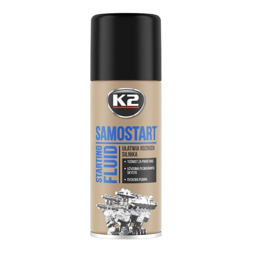 K2 Samostart – startbooster for motorer ned til -54°C - 400 ml