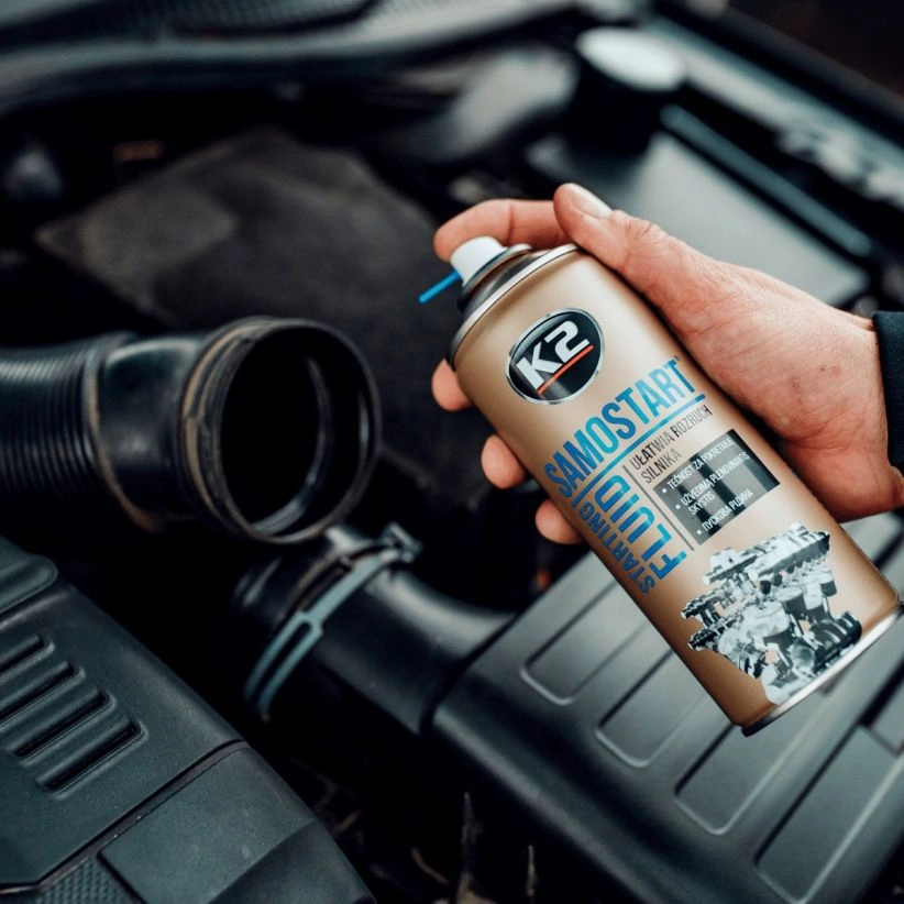 K2 Samostart – startbooster for motorer ned til -54°C - 400 ml – bilde 2