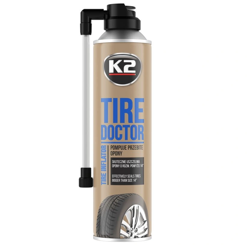 K2 Tire Doktor – reservesykkelhjul på sprayboks - 500 ml