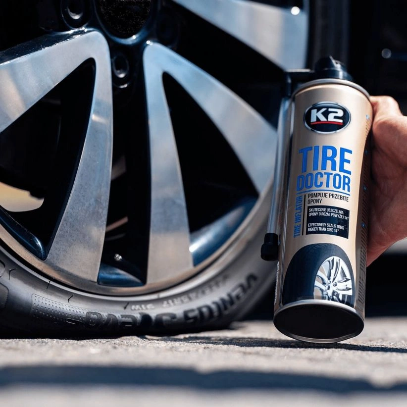 K2 Tire Doktor – reservesykkelhjul på sprayboks - 500 ml – bilde 5