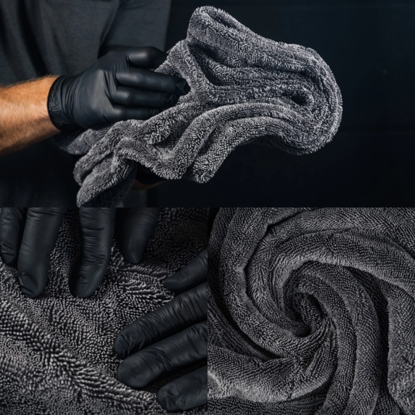 K2 Twiston Pro – tosidig tørkehåndkle med twisted pile mikrofiber 60x90 cm – bilde 2