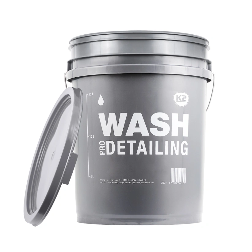 K2 Wash Detaling – grå bøtte til bilvask - 20L