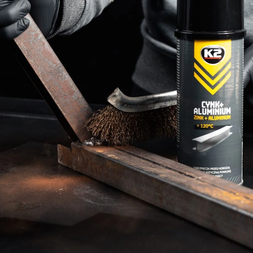 K2 Zink + Aluminium – Korrosjonsbeskyttelse spra -,400 ml – bilde 2