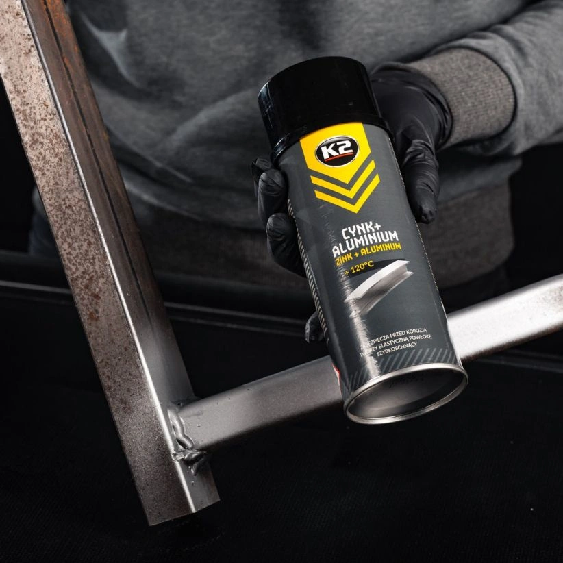 K2 Zink + Aluminium – Korrosjonsbeskyttelse spra -,400 ml – bilde 5