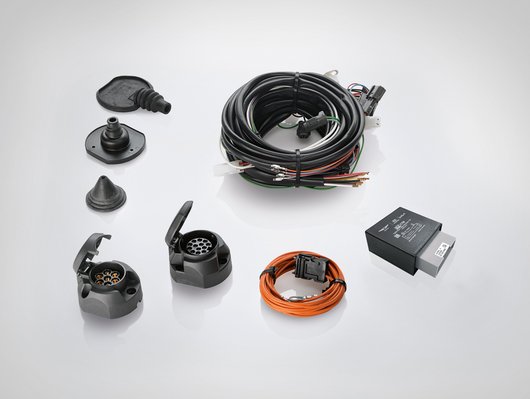 Kabelsett tilhengerfeste 13 pol KIa EV5 2025 -> │ Genuine® Tow bar wiring kit 13-pole socket